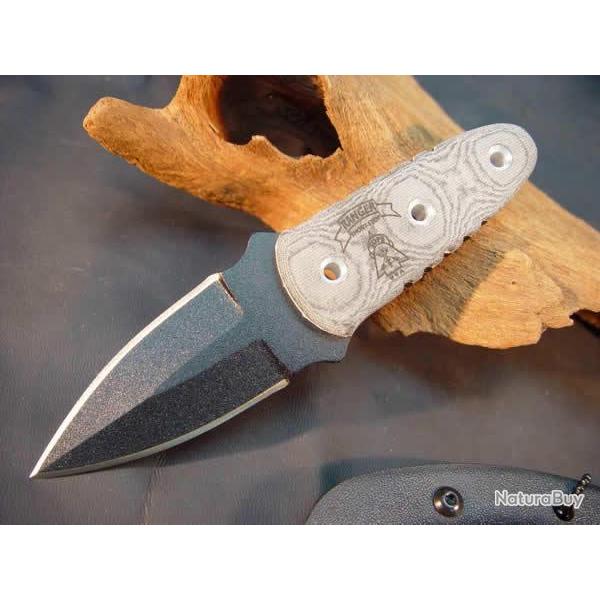 Couteau TOPS Knives Ranger Short-Stop Tactical Acier Carbone 1095 Manche Micarta Made In USA TPRSS01
