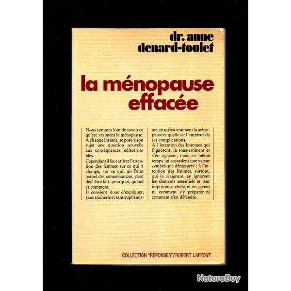 la mnopause efface du dr anne denard toulet