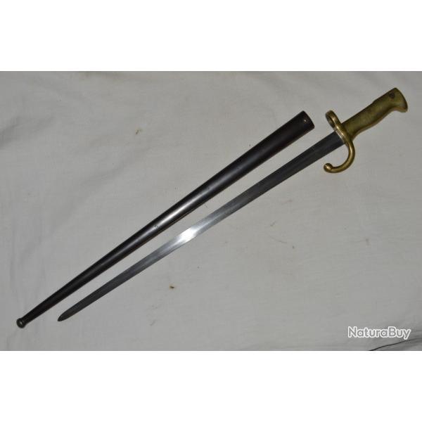 RARE BAIONNETTE Mle 1874 BATAILLONS SCOLAIRES-FRENCH BAYONET SCHOOL BATTALION MOD.1874 (VARIANTE)