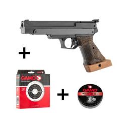 Pack Pistolet A Plombs Gamo Compact Calibre 4,5 mm