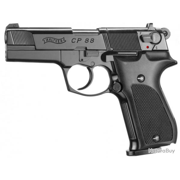 Pistolet CO2 Walther CP88 Noir Calibre 4.5 MM