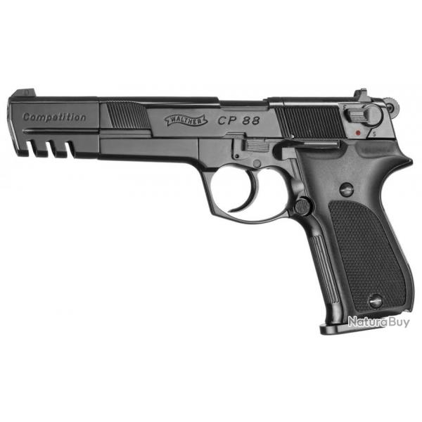 Pistolet CO2 Walther CP88 Match Noir Calibre 4.5 MM