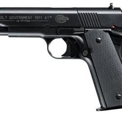 Pistolet CO2 Colt Government 1911 Noir Calibre 4.5 MM