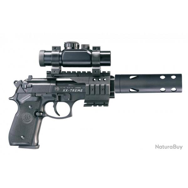 Pistolet CO2 Beretta M92FS XX-Treme Full Mtal Calibre 4.5 MM