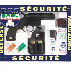 Pack Revolver De Défense Sapl GC27 Gomm Cogne Calibre 12/50