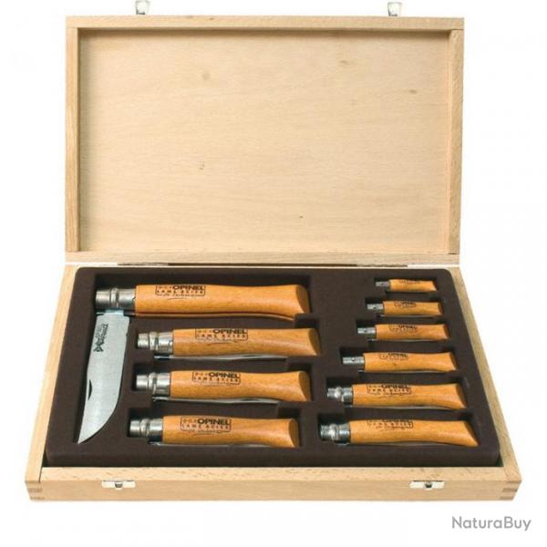Coffret Couteau Opinel 10 Pices