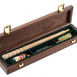 Coffret de Nettoyage En Bois Pour Fusil Calibre 16