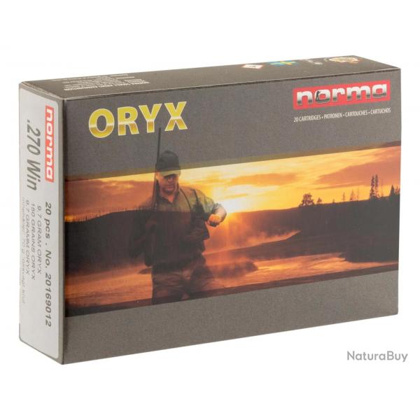Balles De Chasse Norma Calibre 270 Win Oryx