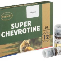 Cartouches Chevrotine Prévot Subsonique Calibre 12/67
