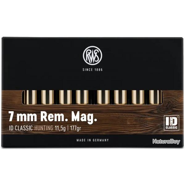 Balles De Chasse RWS ID Classic Calibre 7mmREM