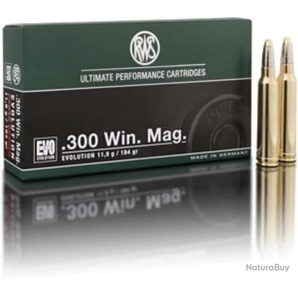 Balles De Chasse RWS EVO Calibre 300WIN