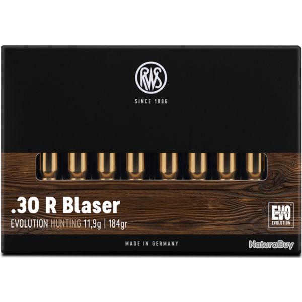 Balles De Chasse RWS EVO Calibre 30R Blaser