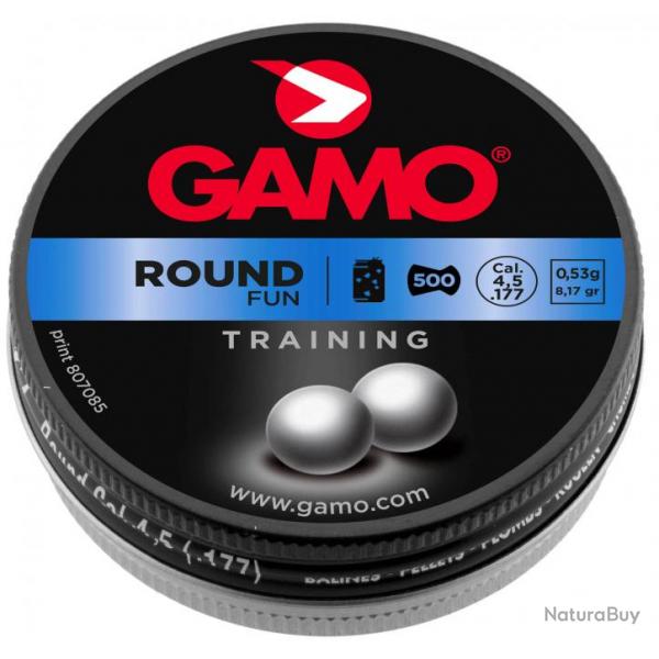 Plombs Gamo Round Fun GPL 500 Calibre 4,5