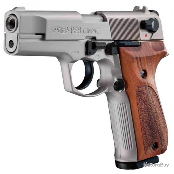 Pistolet  Walther P88 9 MM A Blanc Nickel