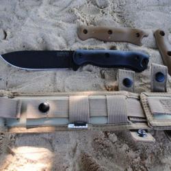 Couteau Tactical Survie Becker Drop Point Acier Carbone 1095 Made In USA BKR16
