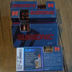 Hornady subX pour 4 boites