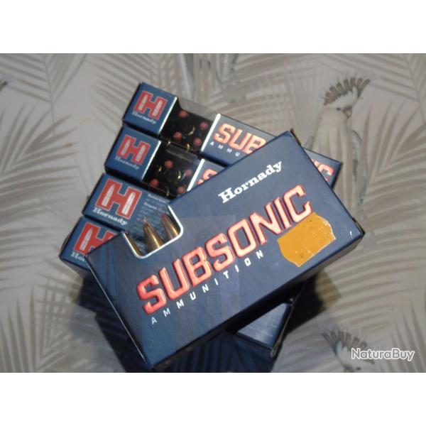 Hornady subX pour 4 boites