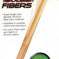 Set de 5 fibres optique fluo bicolore - Truglo Diamètre 2 mm