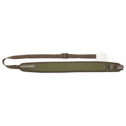 Bretelle droite néoprène pour carabine avec attache rapide Vert