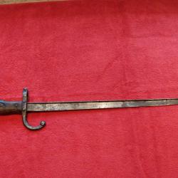 épée baionnette model 1874 (france)de fusil gras 1874