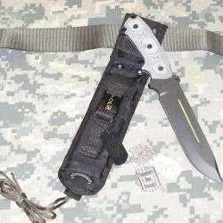 Couteau de Survie Tops Knives Tops Steel Eagle Lame Acier 1095 Manche Micarta Etui Nylon USA TP107E
