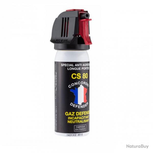 Bombe Anti-Agression Lacrymognes  GAZ CS  50 ml
