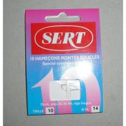Hameçon monté Water Queen forgé bronzé droit poisson blanc