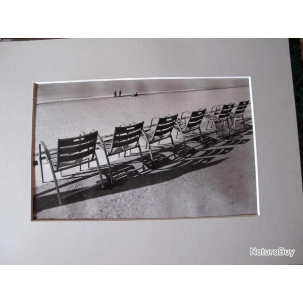 Epreuve d'artiste Photo "Les chaises de la Promenade"