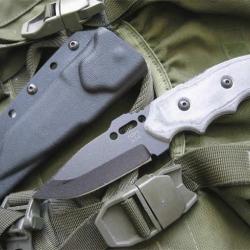 Couteau Tactical Tops Knives Tops Covert Anti-Terrorism Acier Carbone 1095 Made In USA TP200
