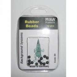 MIKA Rubber beads par 12