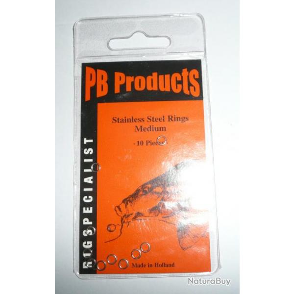 PB Products Stainless stell rings medium par 10