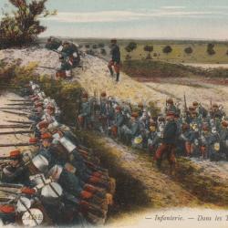CPA -INFANTERIE Dans les  Tranche