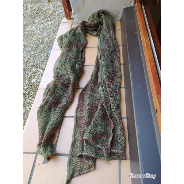 ECHARPE CHECHE ARMEE FRANCAISE COULEUR CAMOUFLAGE TAP INDOCHINE ALGERIE