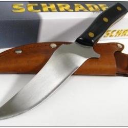 Couteau SCHRADE OLD TIMER Deerslayer Fixed Knife + Etui Cuir SCH15OT