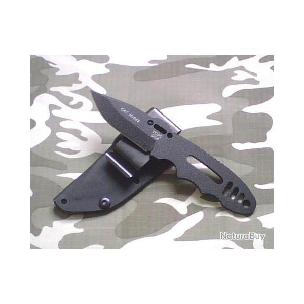 Couteau Tactical Tops Covert Anti-Terrosrism Lame Carbone 1095 Tops Knives Made In USA TP201