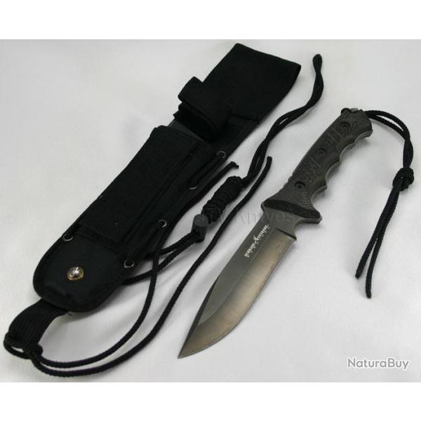 Schrade Extreme Survival Knife Lame Acier 400 Etui Nylon Manche Micarta COUTEAU DE COMBAT SCHF3N