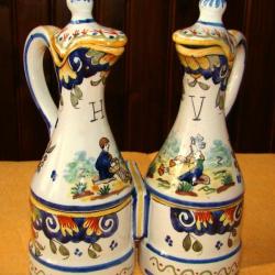 UN SUPERBE ET ANCIEN SERVITEUR DE TABLE (((HUILE VINAIGRE))) PLUS MARQUAGE DESSOUS