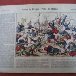 Image d'Epinal Guerre du Mexique N° 175