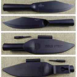 Couteau de Survie Cold Steel Bushman Lame Acier SK-5 Etui Secure-Ex Fire Start CS95BBUSK