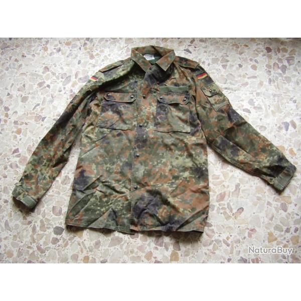 CHEMISE arme allemande  camo OCCASION  TBE GR Nr 2 ( taille 44)