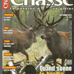 plaisirs de la chasse  septembre  2012 n 722 , arme , sanglier , brame du cerf , cynophilie