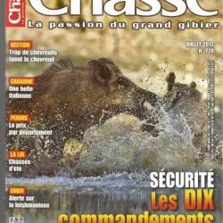 plaisirs de la chasse  juillet 2012 n 720 , chevreuil, permis, leishmaniose , carabine italienne