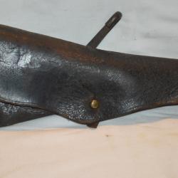 PORTE HACHE ALLEMAND DE SAPEUR POMPIERS-GERMAN FIREFIGHTER LEATHER AXE HOLDER 1920/1940