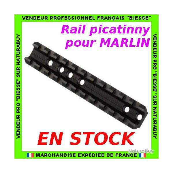 Rail de montage fixe PICATINNY 21 mm pour carabines MARLIN