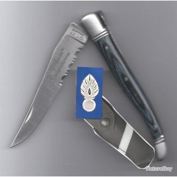 LE GENDARME forg- GRATUIT  grav  votre PRNOM  + tui + couteau