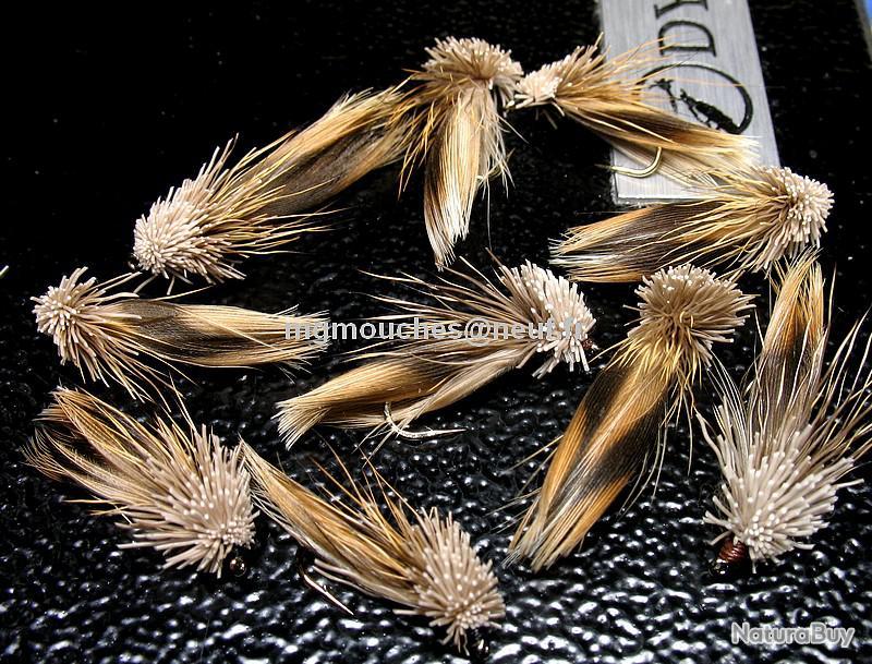 Moonlot Mouche Fourmi Assassin Taille 14 Et 12 – Parfaite Pour La Pêche à La Mouche, Hameçons Sans Barbe