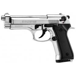 Pistolet 9 MM A Blanc Beretta 92 Nickelé