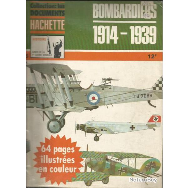 les documents hachette n 5 bombardiers 1914-1939