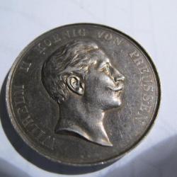 Medaille Argent WILHELM II  Dem Besten schutzen