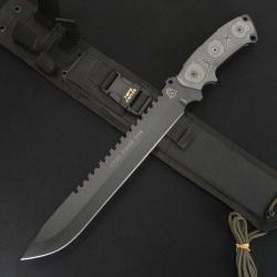 Couteau de Survie Tops Knives Tops Steel Eagle Micarta Acier 1095 Made In USA TP111AHP